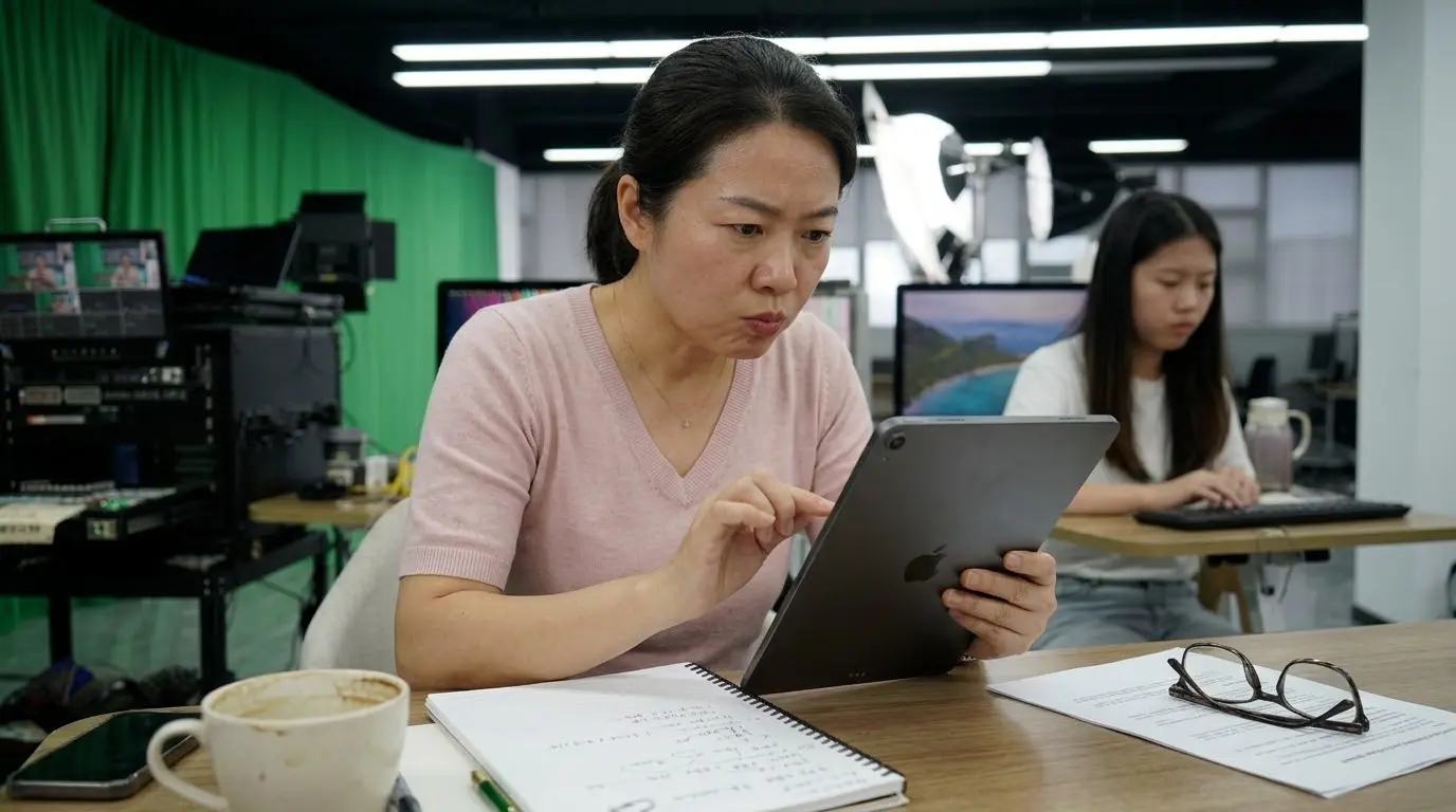 学员短视频实操过程